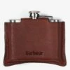 Barbour Men's 4oz Hinged Hipflask