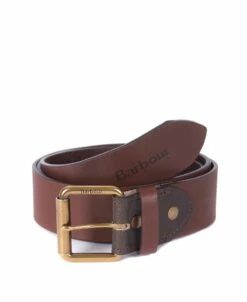 Barbour M's Contrast Leather Belt