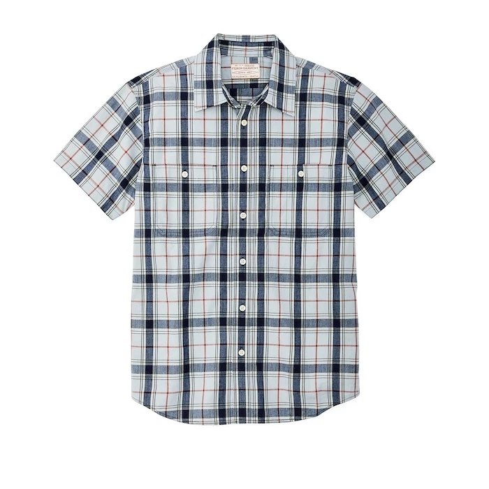 Filson Men's Short Sleeve Chambray Shirt 3 Filson Men's Short Sleeve Chambray Shirt