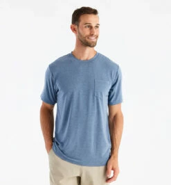 Free Fly Men's Bamboo Flex Pocket Tee -Clothing Sales Shop free fly mens bamboo flex pocket tee 3