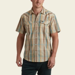 Howler Bros. Men's H Bar B Snapshirt : Atlas Plaid -Clothing Sales Shop howler bros mens h bar b snapshirt atlas plaid 3