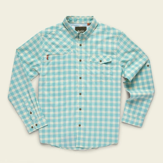 Howler Bros. Men's Matagorda Longsleeve : Palaka Plaid 3 Howler Bros. Men's Matagorda Longsleeve : Palaka Plaid