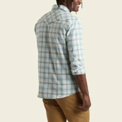 Howler Bros. M's H Bar B Tech Longsleeve : Leon Plaid -Clothing Sales Shop howler bros ms h bar b tech longsleeve leon plaid 2