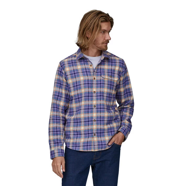 Patagonia Men's Long-Sleeved Cotton In Conversion Lightweight Fjord Flannel Shirt 5 Patagonia Men's Long-Sleeved Cotton In Conversion Lightweight Fjord Flannel Shirt - Image 3