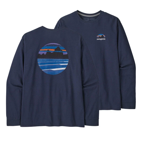 Patagonia Men's Long-Sleeved Skyline Stencil Responsibili-Tee 3 Patagonia Men's Long-Sleeved Skyline Stencil Responsibili-Tee