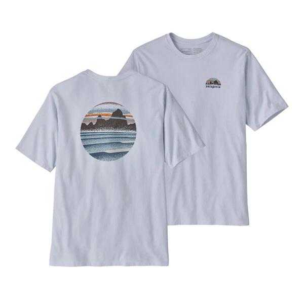 Patagonia Men's Skyline Stencil Responsibili-Tee 4 Patagonia Men's Skyline Stencil Responsibili-Tee - Image 2