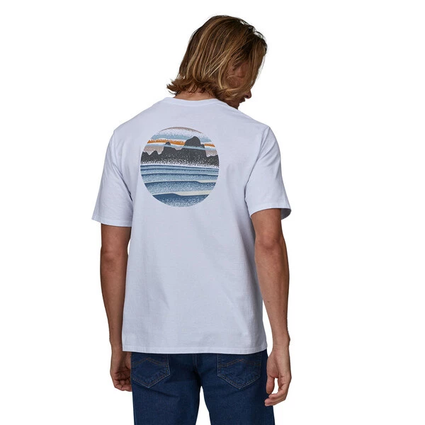 Patagonia Men's Skyline Stencil Responsibili-Tee 6 Patagonia Men's Skyline Stencil Responsibili-Tee - Image 4