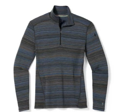 Smartwool Men's Classic Thermal Merino Base Layer Pattern 1/4 Zip