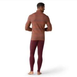 Smartwool Men's Classic Thermal Merino Base Layer Pattern 1/4 Zip -Clothing Sales Shop smartwool mens classic thermal merino base layer p 3